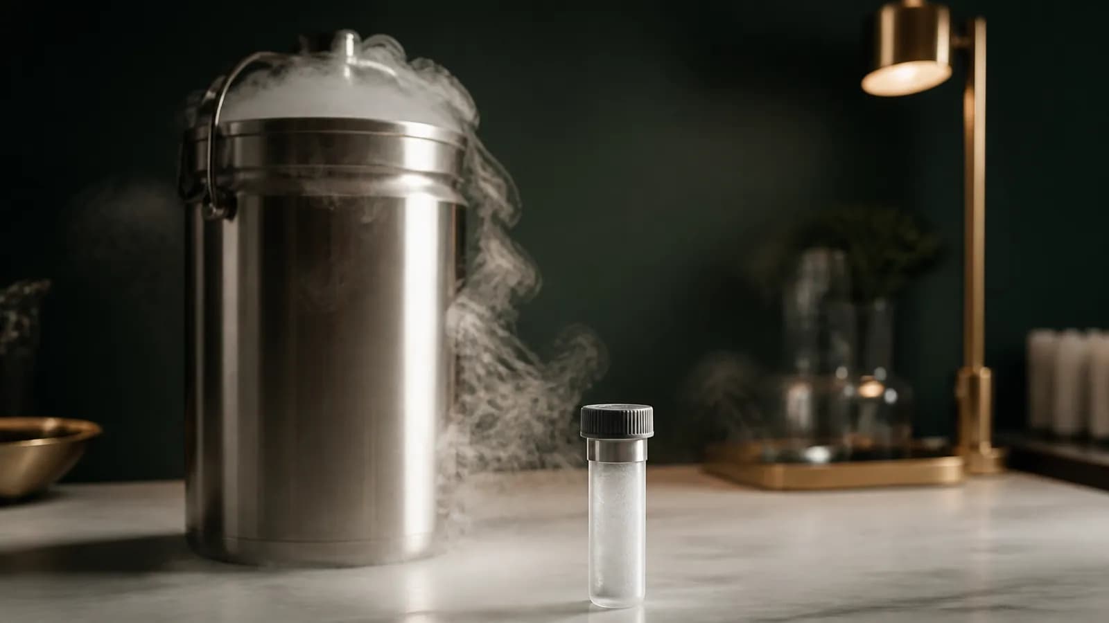 Cell cryopreservation research